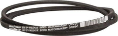 Continental ContiTech - Section 3V, 80" Outside Length, V-Belt - Fiber Reinforced Wingprene Rubber, HY-T Wedge MatchmakerEnvelope, No. 3V800 - Americas Tooling