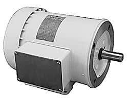 Leeson - 3/4 Max hp, 1,725 Max RPM, Electric AC DC Motor - 208-230/460 V Input, Three Phase, D56C Frame - Americas Tooling