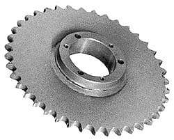 Browning - 25 Teeth, 1" Chain Pitch, Chain Size 80, Bushed Steel Roller-Chain Sprockets - Americas Tooling