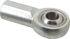 Made in USA - 2-3/4" ID, 2-3/4" Max OD, 76,205 Lb Max Static Cap, Plain Female Spherical Rod End - 1-1/4 - 12 RH, Alloy Steel with Steel Raceway - Americas Tooling