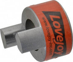 Lovejoy - 5/8" Max Bore Diam, Flexible Coupling Hub - 1.08" OD, 1.72" OAL, Sintered Iron, Order 2 Hubs & 1 Spider for Complete Coupling - Americas Tooling