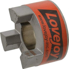 Lovejoy - 7/8" Max Bore Diam, 3/16" x 3/32" Keyway Width x Depth, Flexible Coupling Hub - 1-3/4" OD, 2.12" OAL, Sintered Iron, Order 2 Hubs & 1 Spider for Complete Coupling - Americas Tooling