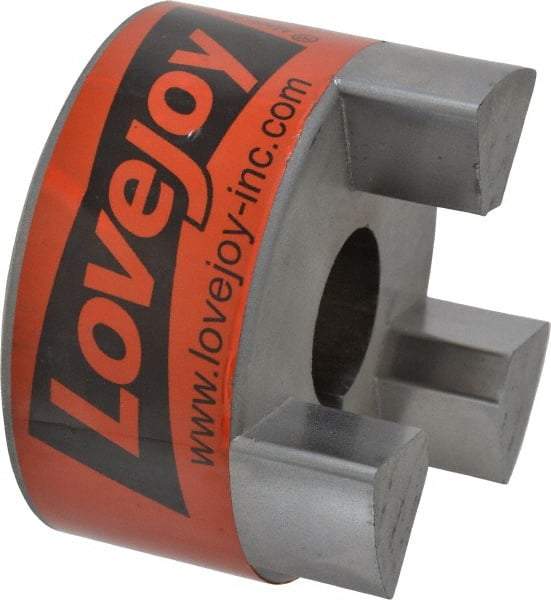 Lovejoy - 1-1/4" Max Bore Diam, Flexible Hub Coupling - 3-3/4" OD, 4-1/2" OAL, Sintered Iron - Americas Tooling