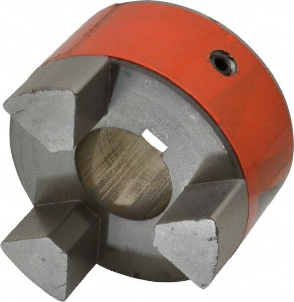 Lovejoy - 1-1/2" Max Bore Diam, Flexible Hub Coupling - 3-3/4" OD, 4-1/2" OAL, Metal - Americas Tooling