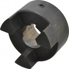 Lovejoy - 1-5/8" Max Bore Diam, Flexible Hub Coupling - 3-3/4" OD, 4-1/2" OAL, Sintered Iron - Americas Tooling