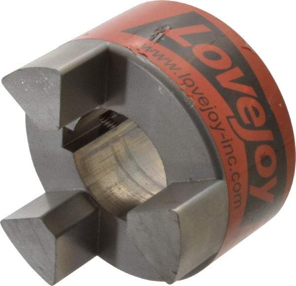 Lovejoy - 1-3/4" Max Bore Diam, Flexible Hub Coupling - 3-3/4" OD, 4-1/2" OAL, Sintered Iron - Americas Tooling