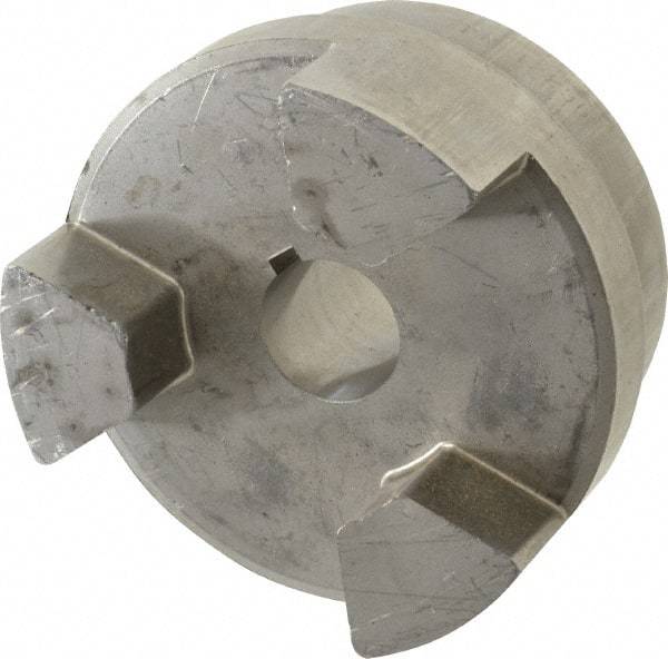 Lovejoy - 1-1/8" Max Bore Diam, Flexible Hub Coupling - 4-1/2" OD, 4.88" OAL, Sintered Iron - Americas Tooling