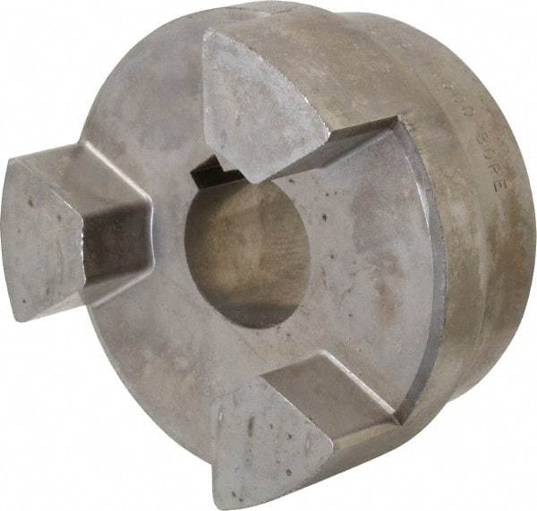 Lovejoy - 1-1/2" Max Bore Diam, Flexible Hub Coupling - 4-1/2" OD, 4.88" OAL, Sintered Iron - Americas Tooling