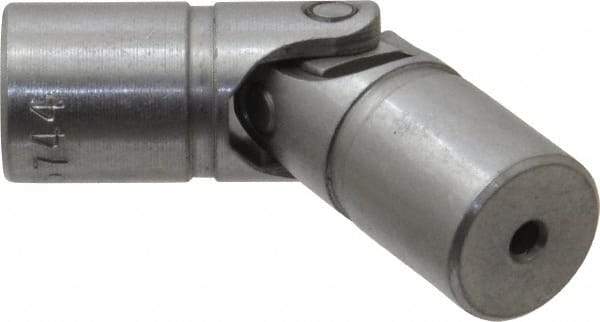 Lovejoy - 7/8" Bore Depth, 768 In/Lbs. Torque, D-Type Single Universal Joint - 3/4" Outside Diam, 2-11/16" OAL - Americas Tooling