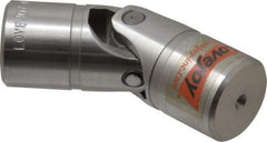 Lovejoy - 1-1/16" Bore Depth, 5,220 In/Lbs. Torque, D-Type Single Universal Joint - 5/8" Inside x 1-1/4" Outside Diam, 3-3/4" OAL - Americas Tooling