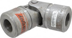 Lovejoy - 1-1/2" Bore Depth, 15,600 In/Lbs. Torque, D-Type Single Universal Joint - 1" Inside x 2" Outside Diam, 5-7/16" OAL - Americas Tooling