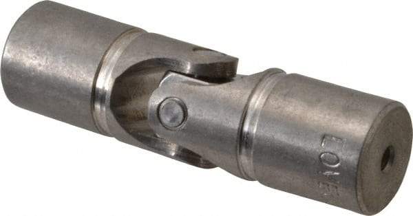 Lovejoy - 7/8" Bore Depth, 512 In/Lbs. Torque, D-Type Single Universal Joint - 3/8" Inside x 3/4" Outside Diam, 2-11/16" OAL - Americas Tooling