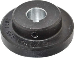 Lovejoy - 5/8" Max Bore Diam, 3/16" x 3/32" Keyway Width x Depth, Flexible Coupling Hub - 2.046" OD, 2.38" OAL, Cast Iron - Americas Tooling