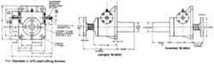 Duff-Norton - 5 Ton Capacity, 24" Lift Height, Upright Mechanical Screw Actuator - Top Plate - Americas Tooling