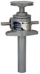 Duff-Norton - 1 Ton Capacity, 6" Lift Height, Upright Mechanical Screw Actuator - Top Plate - Americas Tooling