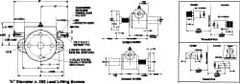 Duff-Norton - 1 Ton Capacity, 3" Lift Height, Inverted Mechanical Screw Actuator - Clevis End - Americas Tooling