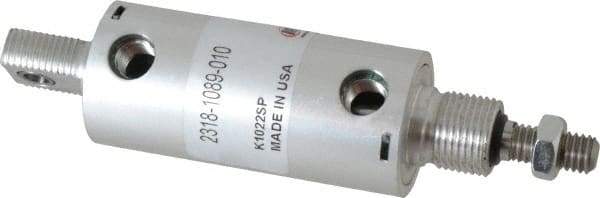 ARO/Ingersoll-Rand - 1" Stroke x 1-1/8" Bore Double Acting Air Cylinder - 1/8 Port, 3/8-16 Rod Thread - Americas Tooling