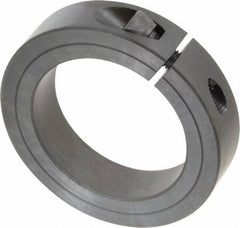 Climax Metal Products - 2-1/4" Bore, Steel, One Piece Clamp Collar - 3-1/4" Outside Diam, 3/4" Wide - Americas Tooling