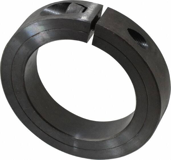 Climax Metal Products - 2-15/16" Bore, Steel, One Piece Clamp Collar - 4-1/4" Outside Diam, 7/8" Wide - Americas Tooling