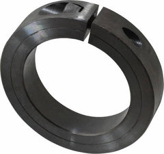 Climax Metal Products - 2-15/16" Bore, Steel, One Piece Clamp Collar - 4-1/4" Outside Diam, 7/8" Wide - Americas Tooling