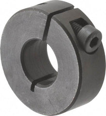 Climax Metal Products - 13mm Bore, Steel, One Piece Clamp Collar - 1-1/4" Outside Diam - Americas Tooling