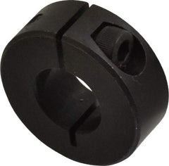 Climax Metal Products - 16mm Bore, Steel, One Piece Clamp Collar - 1-3/8" Outside Diam - Americas Tooling