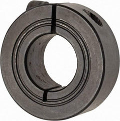 Climax Metal Products - 19mm Bore, Steel, One Piece Clamp Collar - 1-5/8" Outside Diam - Americas Tooling