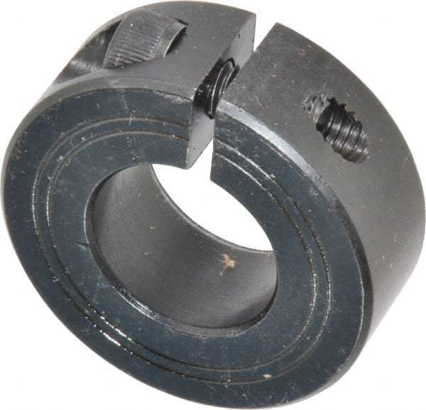 Climax Metal Products - 20mm Bore, Steel, One Piece Clamp Collar - 1-5/8" Outside Diam - Americas Tooling