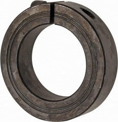 Climax Metal Products - 36mm Bore, Steel, One Piece Clamp Collar - 2-1/4" Outside Diam - Americas Tooling