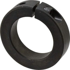 Climax Metal Products - 40mm Bore, Steel, One Piece Clamp Collar - 2-3/8" Outside Diam - Americas Tooling