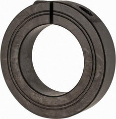 Climax Metal Products - 48mm Bore, Steel, One Piece Clamp Collar - 3-1/8" Outside Diam - Americas Tooling