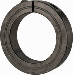 Climax Metal Products - 60mm Bore, Steel, One Piece Clamp Collar - 3-1/2" Outside Diam - Americas Tooling