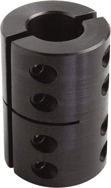 Climax Metal Products - 1" Inside x 2" Outside Diam, Two Piece Rigid Coupling without Keyway - 3" Long - Americas Tooling