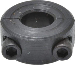 Climax Metal Products - 5/16" Bore, Steel, Two Piece Shaft Collar - 11/16" Outside Diam, 5/16" Wide - Americas Tooling