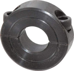 Climax Metal Products - 9/16" Bore, Steel, Two Piece Shaft Collar - 1-5/16" Outside Diam, 7/16" Wide - Americas Tooling