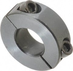 Climax Metal Products - 5/8" Bore, Steel, Two Piece Shaft Collar - 1-5/16" Outside Diam, 7/16" Wide - Americas Tooling