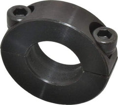 Climax Metal Products - 13/16" Bore, Steel, Two Piece Two Piece Split Shaft Collar - 1-5/8" Outside Diam, 1/2" Wide - Americas Tooling