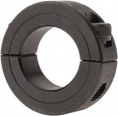 Climax Metal Products - 1" Bore, Steel, Two Piece Shaft Collar - 1-3/4" Outside Diam, 1/2" Wide - Americas Tooling