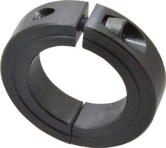 Climax Metal Products - 1-1/2" Bore, Steel, Two Piece Shaft Collar - 2-3/8" Outside Diam, 9/16" Wide - Americas Tooling