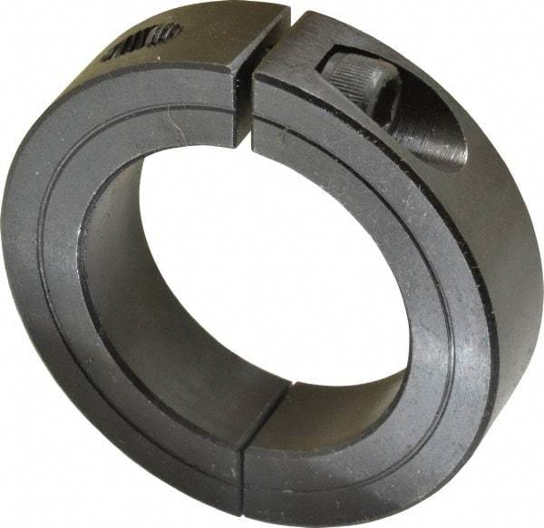 Climax Metal Products - 1-7/8" Bore, Steel, Two Piece Two Piece Split Shaft Collar - 2-7/8" Outside Diam, 11/16" Wide - Americas Tooling