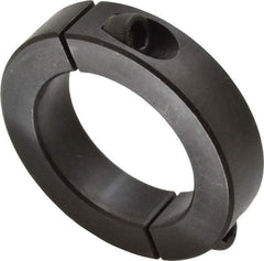 Climax Metal Products - 2" Bore, Steel, Two Piece Shaft Collar - 3" Outside Diam, 11/16" Wide - Americas Tooling