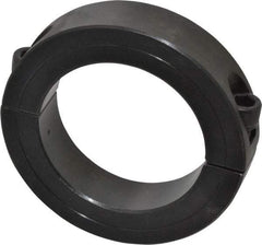 Climax Metal Products - 2-3/16" Bore, Steel, Two Piece Shaft Collar - 3-1/4" Outside Diam, 3/4" Wide - Americas Tooling