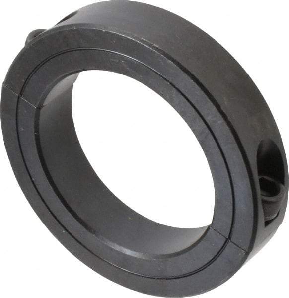 Climax Metal Products - 2-7/8" Bore, Steel, Two Piece Two Piece Split Shaft Collar - 4-1/4" Outside Diam, 7/8" Wide - Americas Tooling