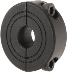 Climax Metal Products - 8mm Bore, Steel, Two Piece Shaft Collar - 1" Outside Diam - Americas Tooling