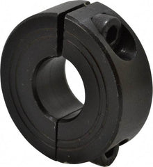 Climax Metal Products - 13mm Bore, Steel, Two Piece Shaft Collar - 1-1/4" Outside Diam - Americas Tooling