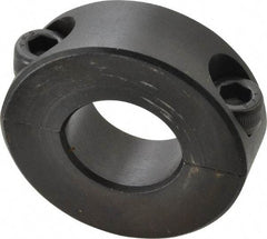 Climax Metal Products - 21mm Bore, Steel, Two Piece Shaft Collar - 1-3/4" Outside Diam - Americas Tooling