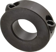 Climax Metal Products - 22mm Bore, Steel, Two Piece Shaft Collar - 1-3/4" Outside Diam - Americas Tooling