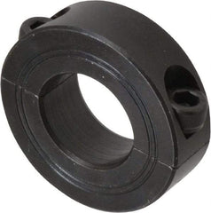 Climax Metal Products - 24mm Bore, Steel, Two Piece Shaft Collar - 1-7/8" Outside Diam - Americas Tooling