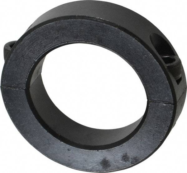 Climax Metal Products - 40mm Bore, Steel, Two Piece Shaft Collar - 2-3/8" Outside Diam - Americas Tooling