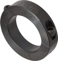 Climax Metal Products - 55mm Bore, Steel, Two Piece Shaft Collar - 3-1/4" Outside Diam - Americas Tooling